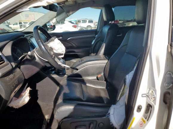 2019 Toyota Highlander Limited with VIN 5TDDZRFH2KS950028, listed as a Copart auction lot 57712315 with 52,468 mi miles and Salvage title. Bid and sale history available at DreamBid. Image 7.