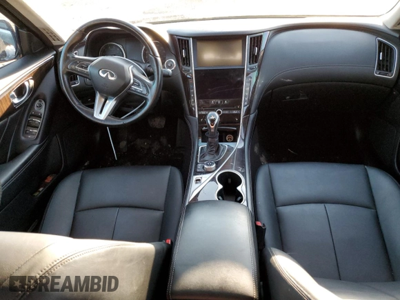 2018 Infiniti Q50 3.0t LUXE with VIN JN1EV7AR9JM432127, listed as a Copart auction lot 87261304 with Not Provided miles and Salvage Title. Bid and sale history available at carsss.com. Image 8.