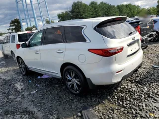 2013 Infiniti JX35 with VIN 5N1AL0MM6DC313644, listed as a Copart auction lot 66887894 with 138,106 mi miles and Salvage Title. Bid and sale history available at carsss.com. Image 2.