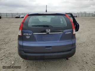 2013 Honda CR-V LX with VIN 2HKRM4H37DH677718, listed as a Copart auction lot 52511685 with 166,160 mi miles and Non Repairable. Bid and sale history available at carsss.com. Image 6.