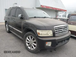2009 Infiniti QX56 with VIN 5N3AA08D69N904172, listed as a IAAI auction lot 41417595 with 209,031 mi miles. Bid and sale history available at carsss.com. Image 1.