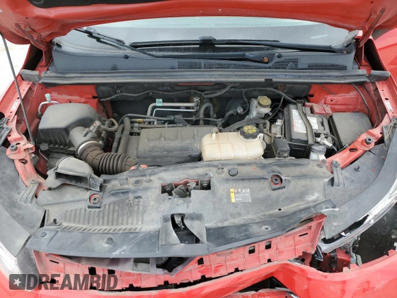 2020 Chevrolet Trax LS with VIN KL7CJKSB3LB350166, listed as a Copart auction lot 57199225 with 107,728 mi miles and Salvage title. Bid and sale history available at DreamBid. Image 12.