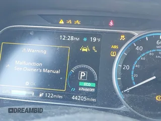 2022 Nissan LEAF SV Plus with VIN 1N4BZ1CV6NC552738, listed as a IAAI auction lot 41383500 with 44,205 mi miles and . Bid and sale history available at DreamBid. Image 7.