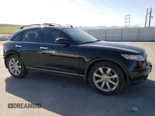 2003 Infiniti FX35 w/Options with VIN JNRAS08W53X201007, listed as a Copart auction lot 52367345 with 136,984 mi miles and Salvage Title. Bid and sale history available at carsss.com. Image 4.