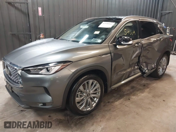 2024 Infiniti QX50 Luxe with VIN 3PCAJ5BB9RF109777, listed as a IAAI auction lot 42548162 with 16,661 mi miles and . Bid and sale history available at DreamBid. Image 17.