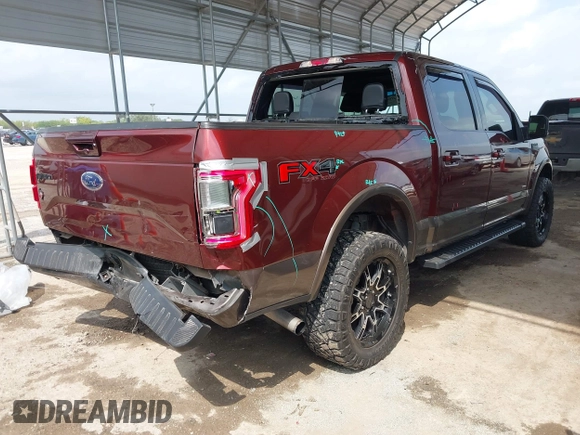 2015 Ford F-150 XLT with VIN 1FTEW1EG9FKE15735, listed as a IAAI auction lot 42102887 with 182,194 mi miles and . Bid and sale history available at DreamBid. Image 4.