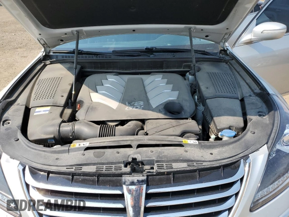 2012 Hyundai Equus Signature with VIN KMHGH4JHXCU051341, listed as a Copart auction lot 46582205 with 161,776 mi miles and Clean title. Bid and sale history available at DreamBid. Image 11.