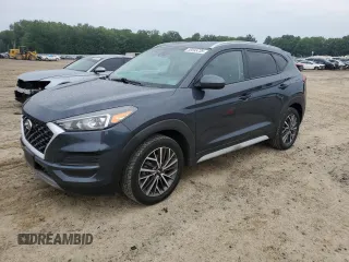 2020 Hyundai Tucson SEL with VIN KM8J33AL8LU121910, listed as a Copart auction lot 59595735 with 119,180 mi miles and Salvage title. Bid and sale history available at DreamBid. Image 1.