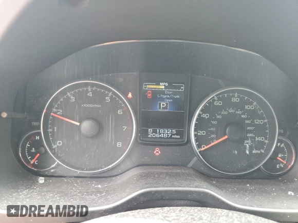 2014 Subaru Outback 2.5i Limited with VIN 4S4BRCLC4E3236903, listed as a Copart auction lot 63228294 with 206,487 mi miles and Salvage Title. Bid and sale history available at carsss.com. Image 9.
