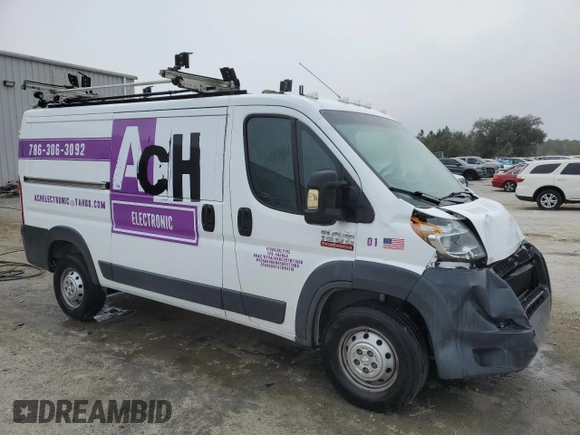 2018 Ram ProMaster Cargo with VIN 3C6TRVAG9JE147302, listed as a Copart auction lot 43980375 with 100,841 mi miles and . Bid and sale history available at DreamBid. Image 4.