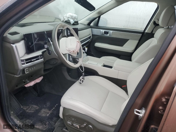 2024 Hyundai Santa Fe Calligraphy with VIN 5NMP5DGLXRH019627, listed as a Copart auction lot 84737354 with 3,873 mi miles and Salvage Title. Bid and sale history available at carsss.com. Image 7.