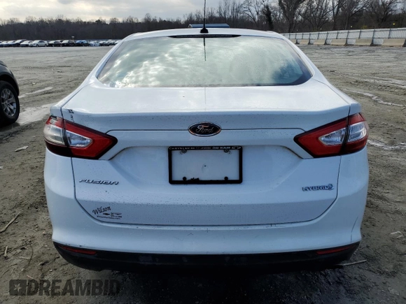 2015 Ford Fusion S Hybrid with VIN 3FA6P0UU2FR116429, listed as a Copart auction lot 44332155 with 286,067 mi miles and Salvage Title. Bid and sale history available at carsss.com. Image 6.