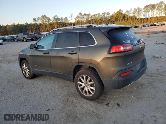 2014 Jeep Cherokee Limited with VIN 1C4PJMDS8EW259788, listed as a Copart auction lot 42806595 with 231,386 mi miles and Salvage Title. Bid and sale history available at DreamBid. Image 2.