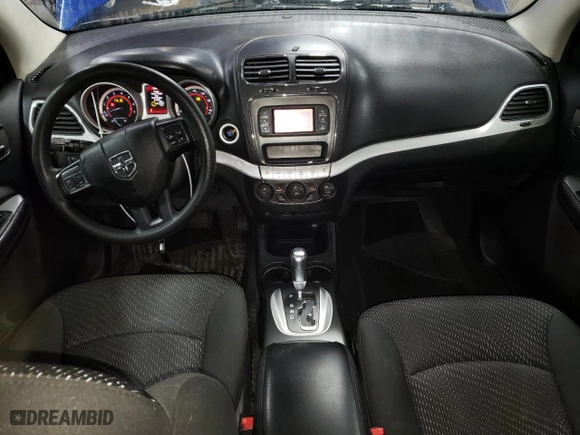 2015 Dodge Journey American Value Pkg with VIN 3C4PDCAB8FT728455, listed as a Copart auction lot 46096485 with 66,091 mi miles and Salvage Title. Bid and sale history available at carsss.com. Image 8.