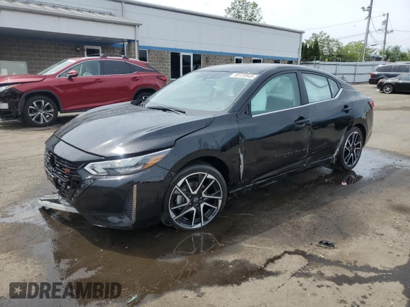 2024 Nissan Sentra SR with VIN 3N1AB8DVXRY351720, listed as a Copart auction lot 58720845 with 6,166 mi miles and Salvage title. Bid and sale history available at DreamBid. Image 1.
