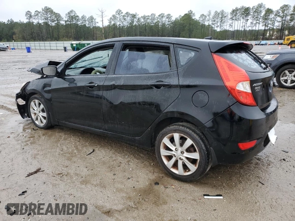 2013 Hyundai Accent SE with VIN KMHCU5AE1DU130498, listed as a Copart auction lot 48316105 with 0 mi miles and Salvage Title. Bid and sale history available at carsss.com. Image 2.