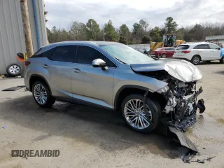 2021 Lexus RX 350 with VIN 2T2JZMDA1MC294889, listed as a Copart auction lot 47079245 with 50,207 mi miles and Salvage title. Bid and sale history available at DreamBid. Image 4.