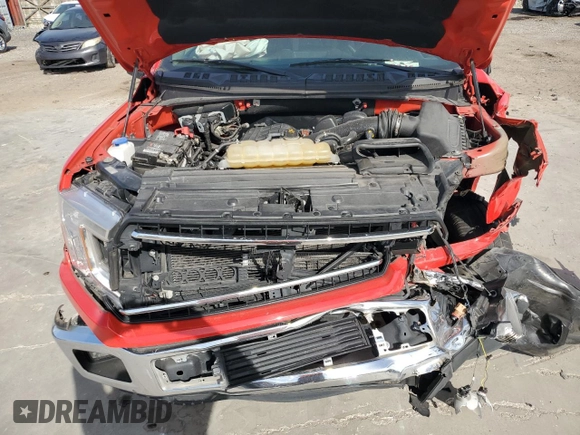 2019 Ford F-150 XL with VIN 1FTEW1CB2KFA66802, listed as a Copart auction lot 75010764 with 81,411 mi miles and Salvage title. Bid and sale history available at DreamBid. Image 11.