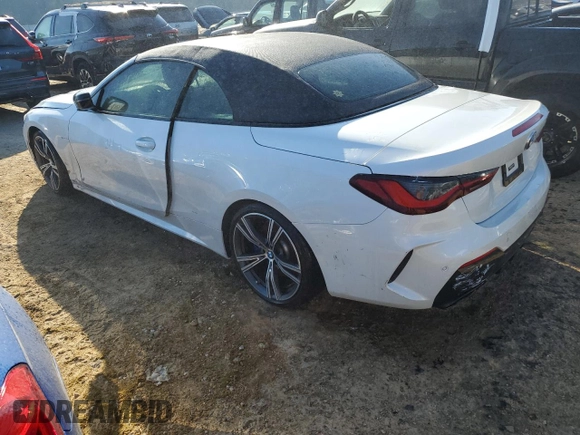 2022 BMW 4 Series M440i with VIN WBA53AT04NCJ52493, listed as a Copart auction lot 74673394 with Not provided miles and Non repairable. Bid and sale history available at DreamBid. Image 2.