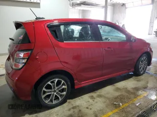 2019 Chevrolet Sonic LT with VIN 1G1JD6SB8K4106291, listed as a Copart auction lot 46584805 with 53,366 mi miles and Salvage title. Bid and sale history available at DreamBid. Image 3.