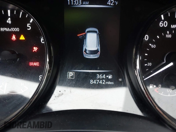 2017 Nissan Rogue S with VIN JN8AT2MVXHW278799, listed as a IAAI auction lot 41838458 with 84,742 mi miles and . Bid and sale history available at DreamBid. Image 15.