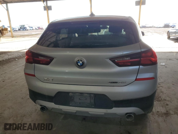 2021 BMW X2 sDrive28i with VIN WBXYH9C07M5T03462, listed as a Copart auction lot 56539503 with 0 mi miles and Salvage Title. Bid and sale history available at carsss.com. Image 6.