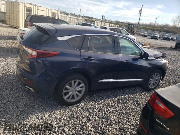 2022 Acura RDX with VIN 5J8TC2H30NL013806, listed as a Copart auction lot 47687725 with 16,350 mi miles and Salvage Title. Bid and sale history available at carsss.com. Image 3.