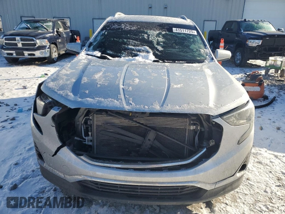2018 GMC Terrain SLT with VIN 3GKALVEX8JL300375, listed as a Copart auction lot 41511725 with 107,102 mi miles and Salvage Title. Bid and sale history available at carsss.com. Image 5.