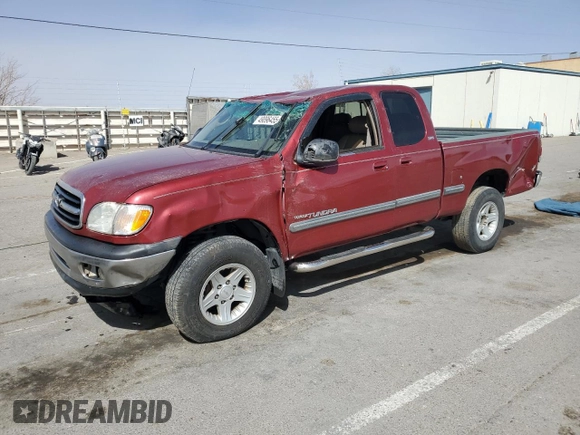 2000 Toyota Tundra SR5 with VIN 5TBBT4414YS030047, listed as a Copart auction lot 49096455 with Not Provided miles and Salvage Title. Bid and sale history available at DreamBid. Image 1.