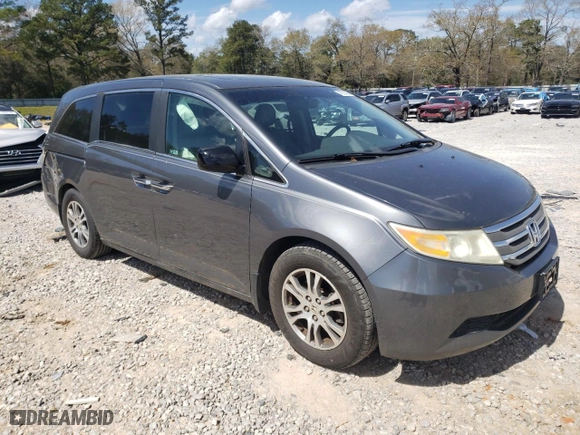 2012 Honda Odyssey EX-L with VIN 5FNRL5H68CB045200, listed as a Copart auction lot 49734055 with 123,577 mi miles and Salvage Title. Bid and sale history available at carsss.com. Image 4.