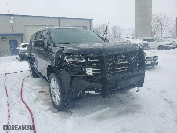 2021 Chevrolet Suburban High Country with VIN 1GNSKGKL1MR215513, listed as a Copart auction lot 44980705 with 134,620 mi miles and Salvage Title. Bid and sale history available at carsss.com. Image 14.