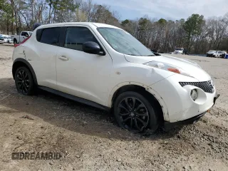 2014 Nissan Juke Nismo with VIN JN8AF5MR5ET452982, listed as a Copart auction lot 48047145 with Not Provided miles and Salvage Title. Bid and sale history available at DreamBid. Image 4.
