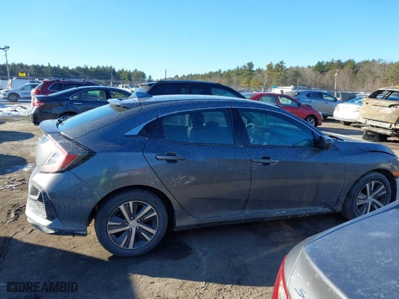 2020 Honda Civic Hatchback LX with VIN SHHFK7H35LU215888, listed as a IAAI auction lot 41444958 with NaN miles. Bid and sale history available at carsss.com. Image 13.