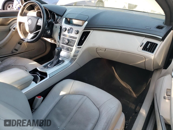 2013 Cadillac CTS Coupe Performance with VIN 1G6DL1E32D0123731, listed as a Copart auction lot 53700945 with 128,733 mi miles and Salvage Title. Bid and sale history available at carsss.com. Image 8.