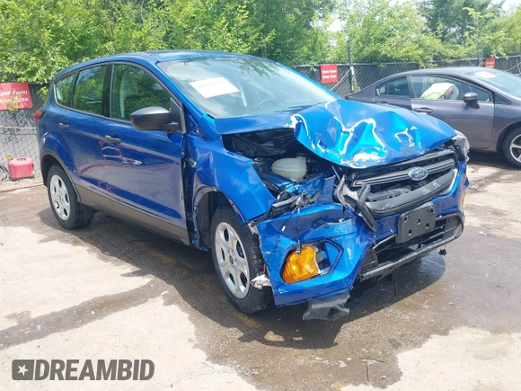 2019 Ford Escape S with VIN 1FMCU0F76KUB60154, listed as a IAAI auction lot 42508603 with 53,003 mi miles and . Bid and sale history available at DreamBid. Image 1.
