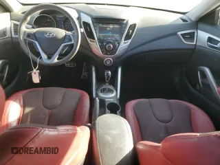 2012 Hyundai Veloster w/Gray Int with VIN KMHTC6AD5CU054055, listed as a Copart auction lot 76632734 with 151,489 mi miles and Clean title. Bid and sale history available at DreamBid. Image 8.