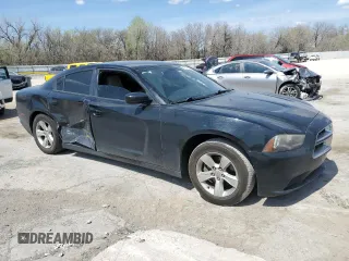 2012 Dodge Charger SE with VIN 2C3CDXBG5CH178656, listed as a Copart auction lot 49979995 with 117,505 mi miles and Salvage Title. Bid and sale history available at DreamBid. Image 4.