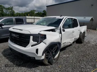 2024 GMC Sierra 1500 Elevation with VIN 3GTUUCED3RG193756, listed as a Copart auction lot 56691135 with 37,144 mi miles and Salvage title. Bid and sale history available at DreamBid. Image 1.