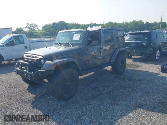 2016 Jeep Wrangler Unlimited Sport with VIN 1C4BJWDG9GL211030, listed as a IAAI auction lot 42459945 with 61,671 mi miles and . Bid and sale history available at DreamBid. Image 17.
