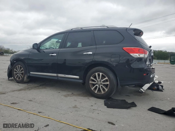 2015 Nissan Pathfinder SL with VIN 5N1AR2MM9FC656381, listed as a Copart auction lot 51637705 with 112,070 mi miles and Salvage Title. Bid and sale history available at carsss.com. Image 2.