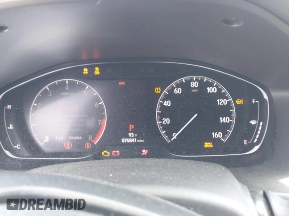 2019 Honda Accord Touring with VIN 1HGCV2F93KA013002, listed as a IAAI auction lot 42519920 with 76,841 mi miles and . Bid and sale history available at DreamBid. Image 7.