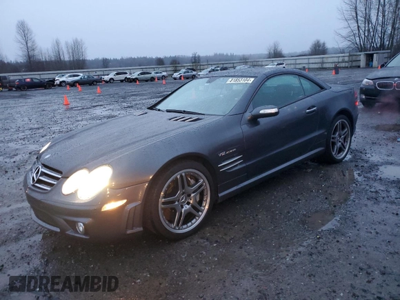 2008 Mercedes-Benz SL z VIN WDBSK79F98F138503, wystawiony jako Copart lot #81853104 z przebiegiem 82 183 mil mil oraz Czysty tytuł • Clean title. Historia ofert i sprzedaży dostępna na DreamBid. Obrazek 1.