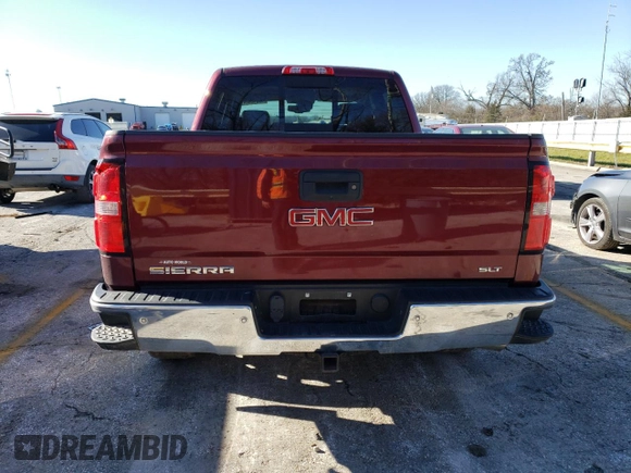 2015 GMC Sierra 1500 SLT with VIN 3GTU2VEJ6FG395459, listed as a Copart auction lot 86846624 with 177,064 mi miles and Salvage Title. Bid and sale history available at DreamBid. Image 6.