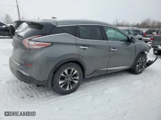 2017 Nissan Murano S with VIN 5N1AZ2MH0HN129503, listed as a Copart auction lot 45548345 with 141,686 mi miles and Clean Title. Bid and sale history available at carsss.com. Image 3.