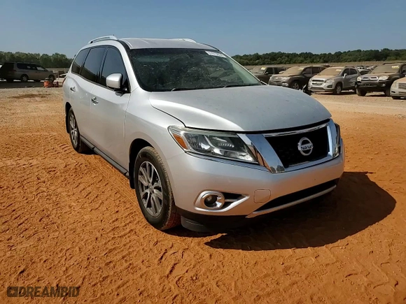 2016 Nissan Pathfinder SV with VIN 5N1AR2MN1GC663352, listed as a Copart auction lot 67670834 with 225,039 mi miles and Salvage Title. Bid and sale history available at carsss.com. Image 12.