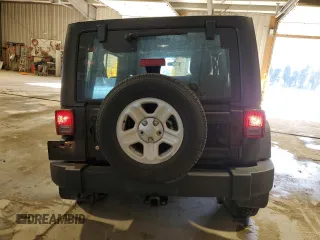 2018 Jeep Wrangler JK Unlimited Sport S with VIN 1C4BJWDG6JL846777, listed as a Copart auction lot 42458405 with 27,024 mi miles and Salvage Title. Bid and sale history available at carsss.com. Image 6.