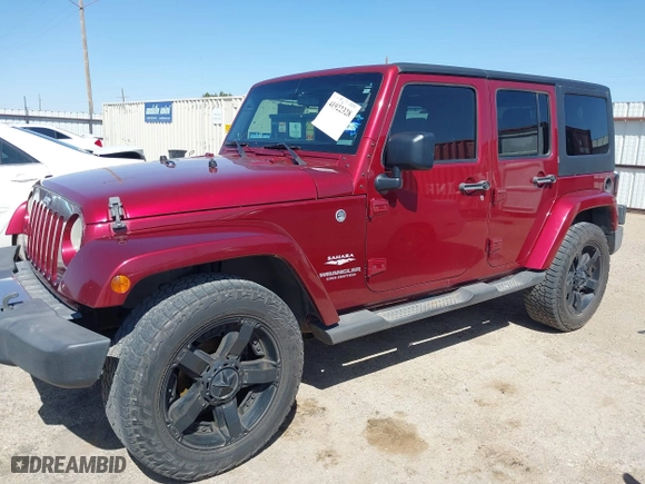 2011 Jeep Wrangler Unlimited Sahara with VIN 1J4BA5H15BL557871, listed as a IAAI auction lot 41922328 with 206,581 mi miles. Bid and sale history available at carsss.com. Image 18.