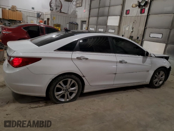 2013 Hyundai Sonata Limited with VIN 5NPEC4AC0DH636231, listed as a Copart auction lot 43065435 with 140,394 mi miles and Salvage Title. Bid and sale history available at DreamBid. Image 3.