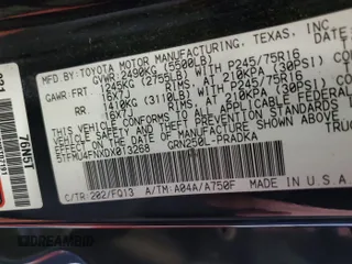 2013 Toyota Tacoma with VIN 5TFMU4FNXDX013268, listed as a IAAI auction lot 42631333 with 298,790 mi miles and . Bid and sale history available at DreamBid. Image 25.