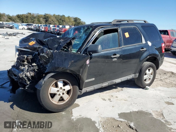 2008 Ford Escape XLT with VIN 1FMCU93118KC09754, listed as a Copart auction lot 45372295 with Not provided miles and Salvage title. Bid and sale history available at DreamBid. Image 1.
